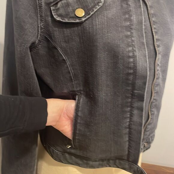 Gap Black Jean Jacket Size S - Picture 4 of 14